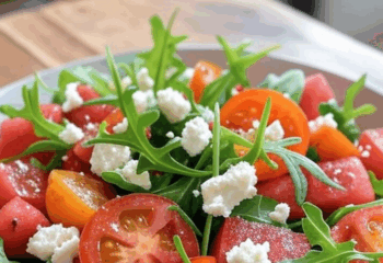 Watermelon & Heirloom Tomato Salad